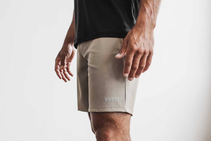 Nobull Lightweight Short 7 inches Bottoms Fallen Rock | 1480-ZFNTR