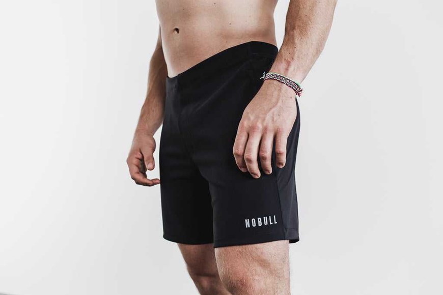 Nobull Lightweight Short 7 inches Bottoms Black | 2604-WCMXG