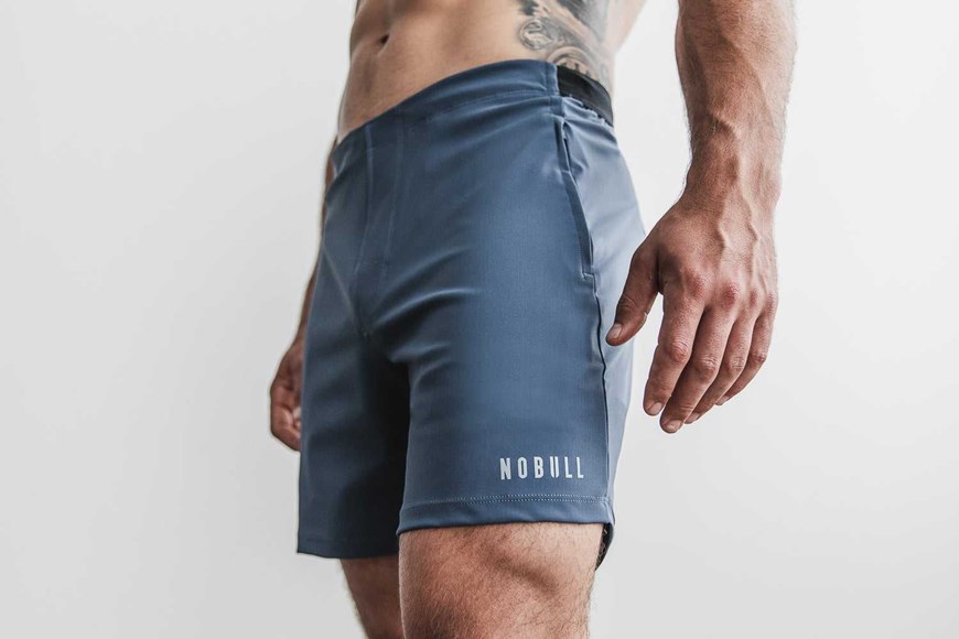 Nobull Lightweight Short 7 inches Bottoms Coastal Blue | 8376-XADRG