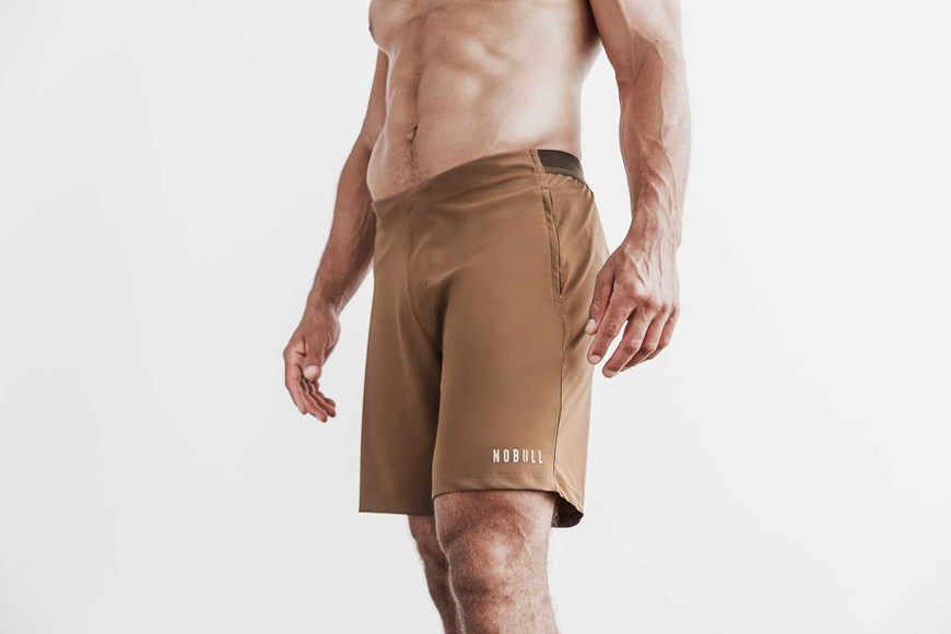 Nobull Lightweight Short 9 inches Bottoms Brown | 7380-AJLFO