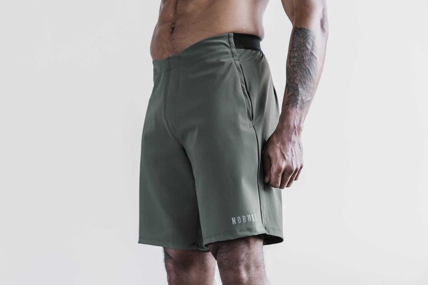 Nobull Lightweight Short 9 inches Bottoms Army | 9056-UJKQE