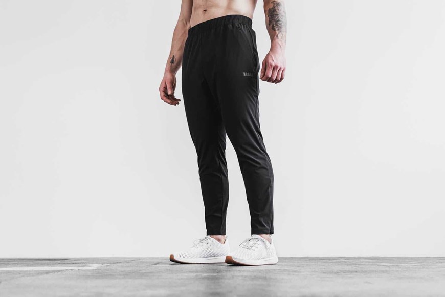 Nobull Micro Ripstop Track Pant Bottoms Black | 4802-RLBXP