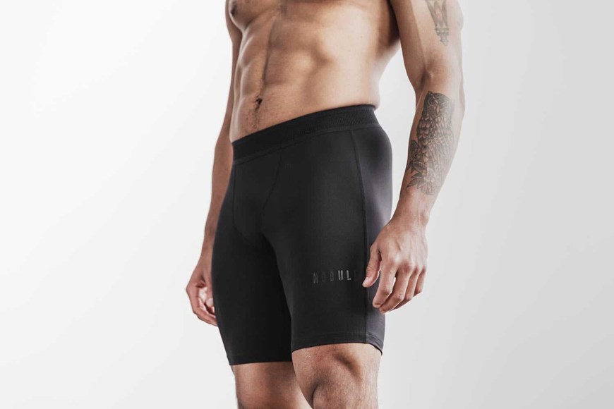 Nobull Midweight Compression Short 9 inches Bottoms Black | 2519-VSXQH