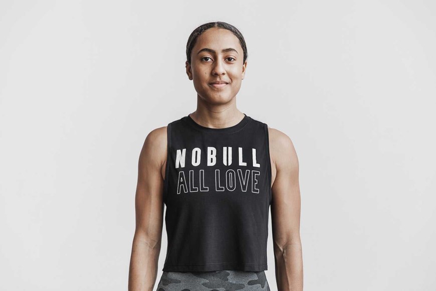 Nobull Muscle Tank (All Love) Tanks & Tees Black | 4963-XWYVE