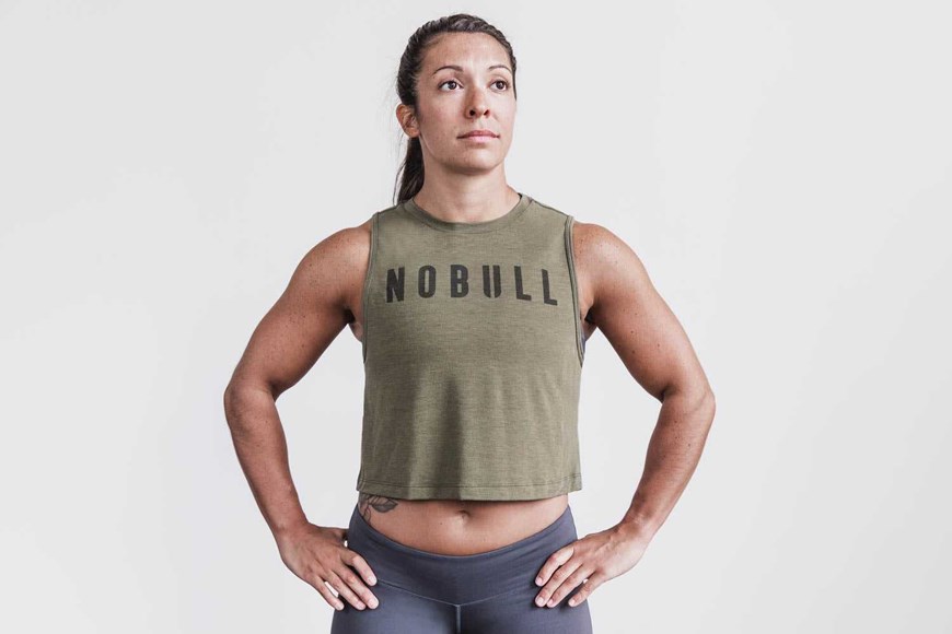 Nobull Muscle Tank (Classic Colors) Tanks & Tees Army Green | 2183-PFARE