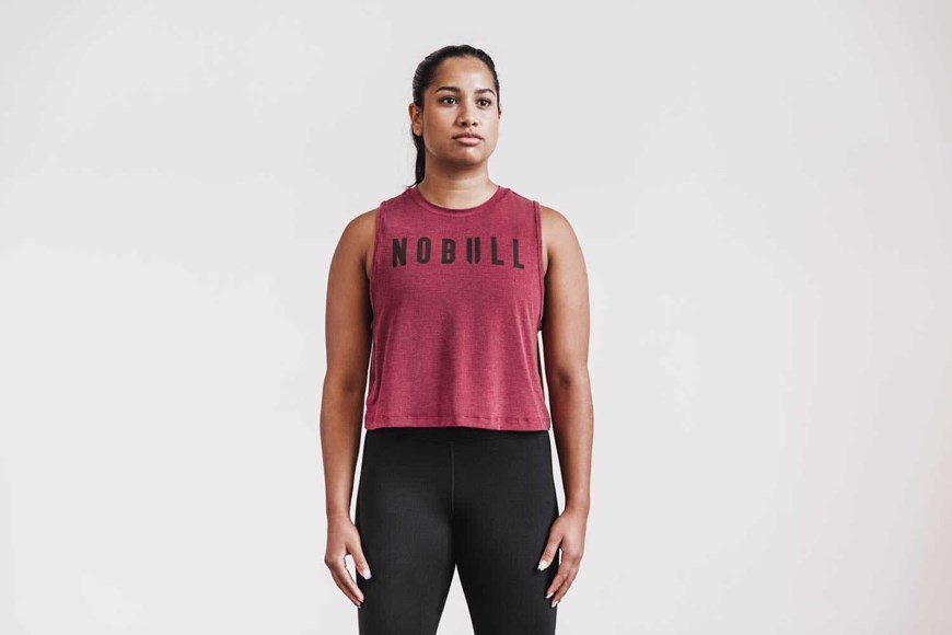 Nobull Muscle Tank (Classic Colors) Tanks & Tees Wine | 6493-NKWTH