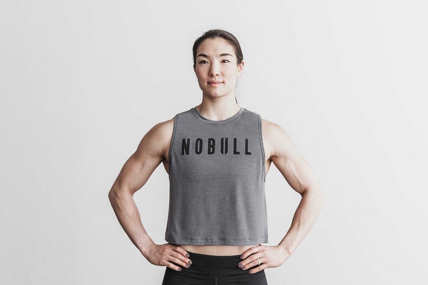 Nobull Muscle Tank (Classic Colors) Tanks & Tees Dark Grey | 8540-OJNTR