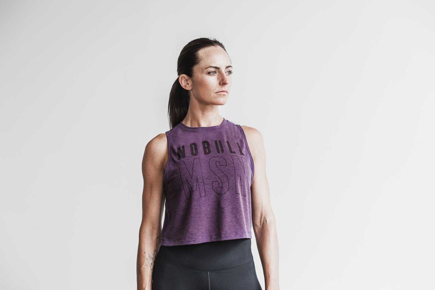 Nobull Muscle Tank (Madison) Tanks & Tees Purple | 0628-ETAIZ