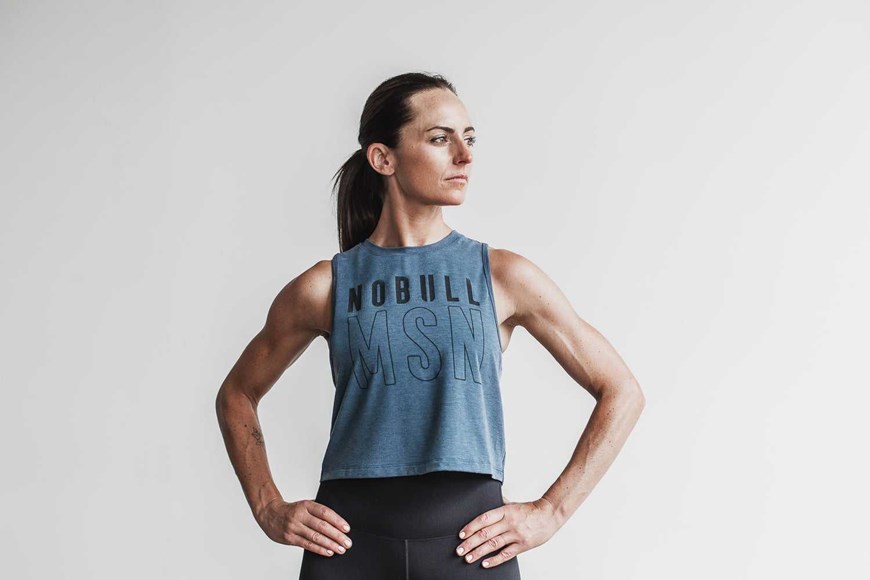 Nobull Muscle Tank (Madison) Tanks & Tees Deep Teal | 3428-DORLY