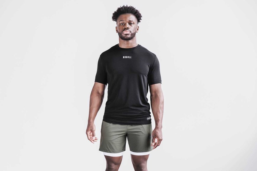 Nobull Nfl Combine Tee Tanks & Tees Black | 2489-XLWMK