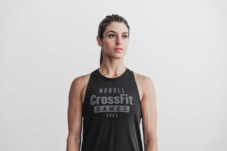 Nobull Nobull Crossfit Games 2021 High-Neck Tank Tanks & Tees Black | 9187-CPLAG