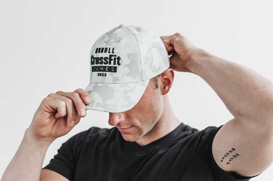 Nobull Nobull Crossfit Games 2022 Classic Hat Hats & Hair Accessories White Continental Camo | 9023-PJNIX