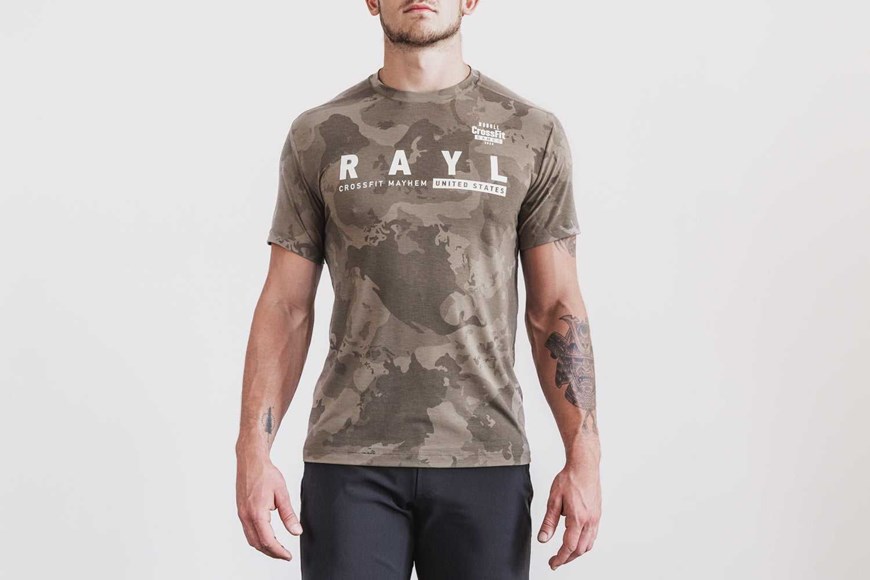 Nobull Nobull Crossfit Games 2022 Jersey (Rayl) Tanks & Tees Fallen Rock Continental Camo | 0842-OARSM