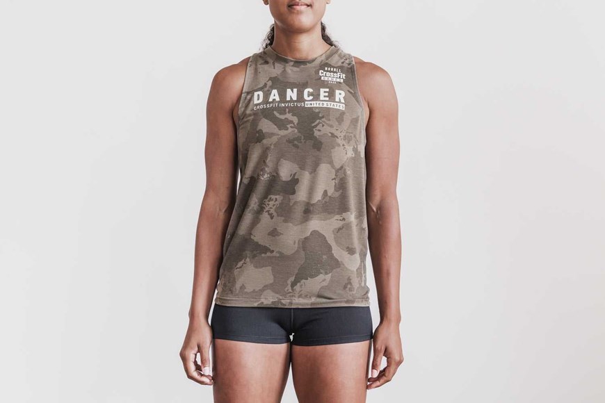 Nobull Nobull Crossfit Games 2022 Jersey (Dancer) Tanks & Tees Fallen Rock Continental Camo | 2067-NITFP