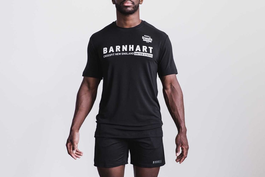 Nobull Nobull Crossfit Games 2022 Jersey (Barnhart) Tanks & Tees Black | 3479-BWFAR