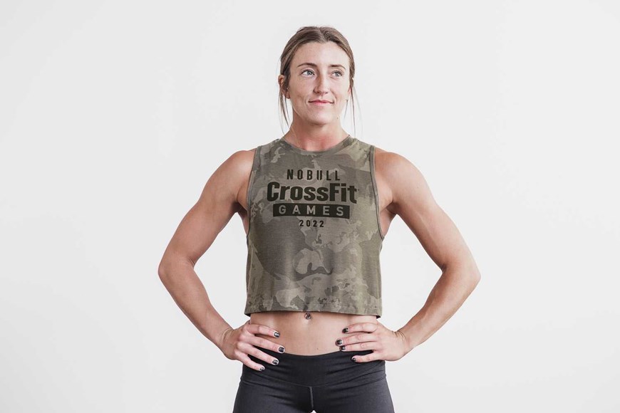 Nobull Nobull Crossfit Games 2022 Muscle Tank Tanks & Tees Fallen Rock Continental Camo | 2687-YETAX