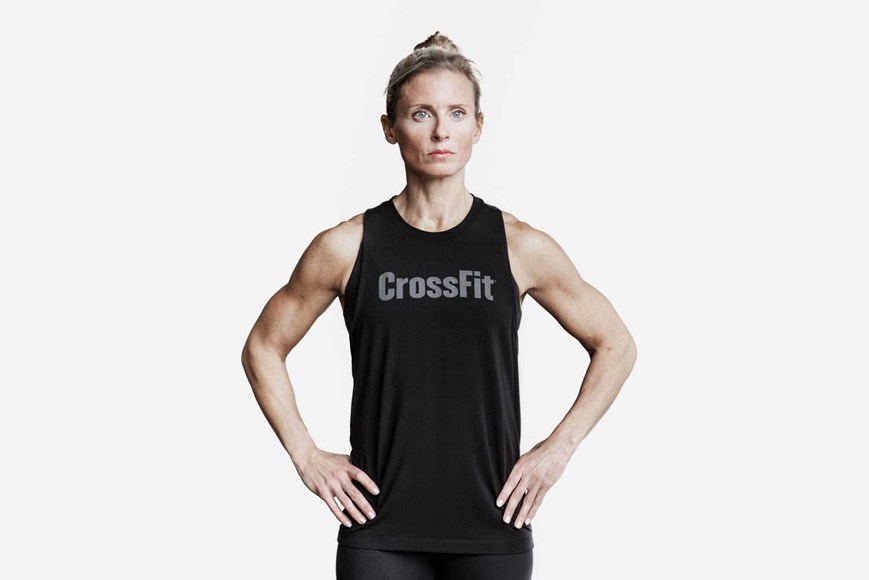 Nobull Nobull Crossfit Open 2023 High-Neck Tank Tanks & Tees Black | 0473-VQJER