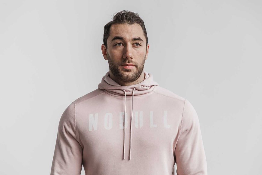 Nobull Nobull Hoodie Outerwear Dusty Rose | 3756-OXEKH