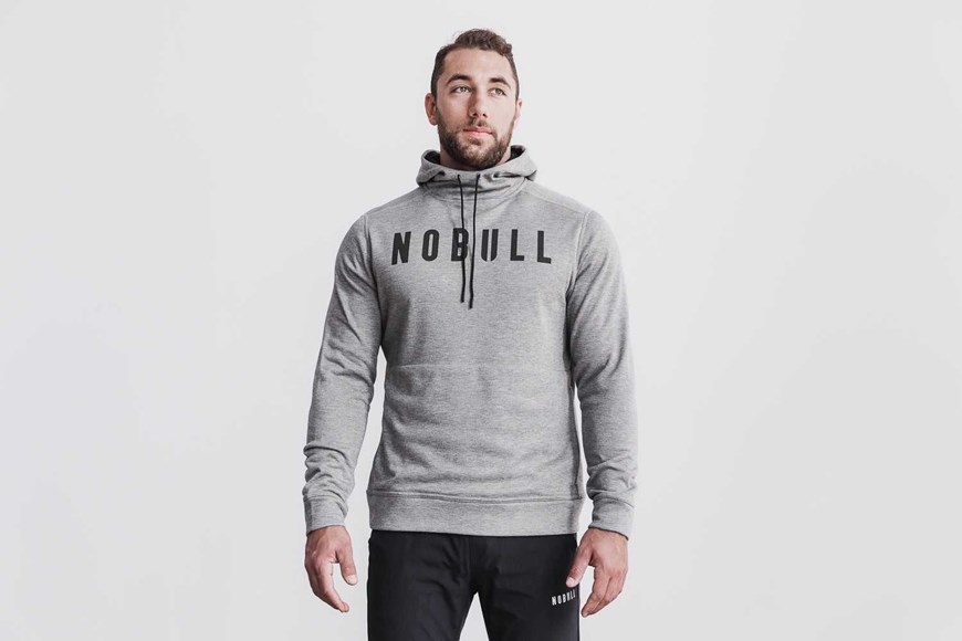 Nobull Nobull Hoodie Outerwear Heather Grey | 7869-CLEGH