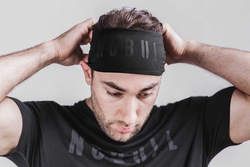 Nobull Nobull Performance Headband 4 inches Hats & Hair Accessories Black | 9871-PJUAV