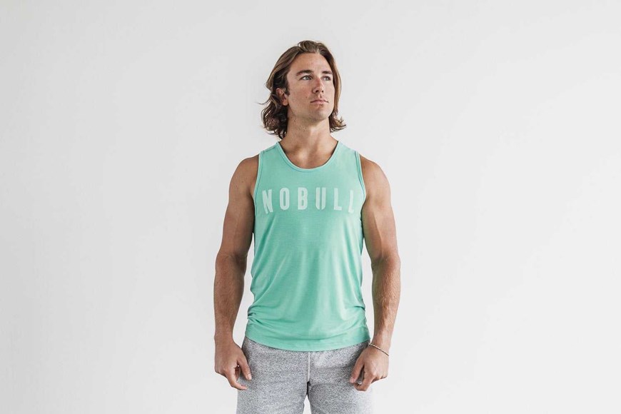 Nobull Nobull Tank (Bright Colors) Tanks & Tees Aqua | 2760-PCHMY