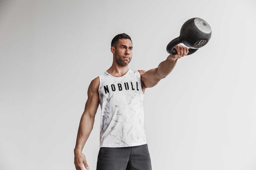 Nobull Nobull Tank (Butterfly) Tanks & Tees Grey Butterfly | 7158-GHBCU