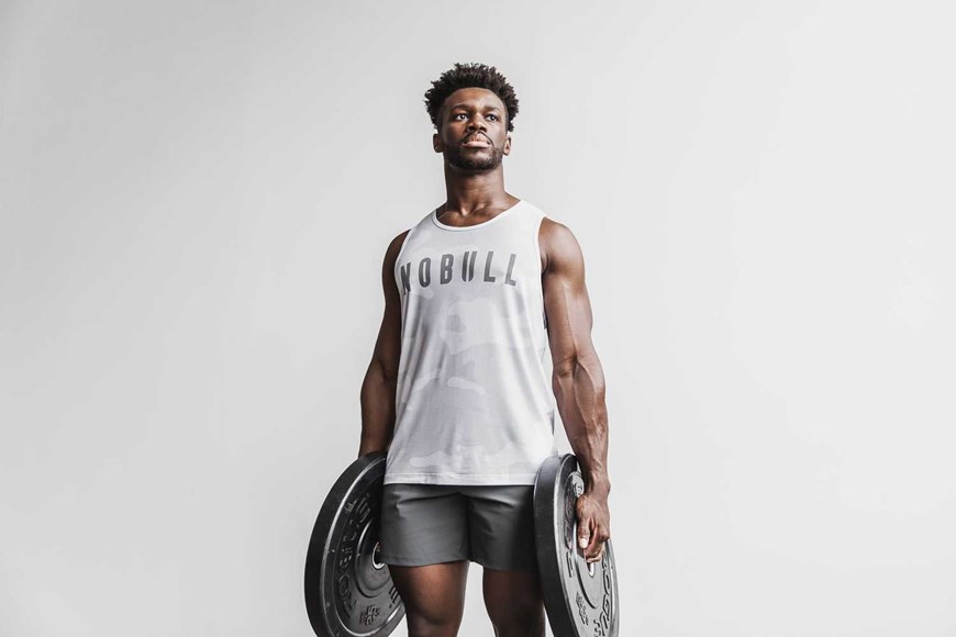 Nobull Nobull Tank (Camo) Tanks & Tees White Camo | 2078-VSZPW