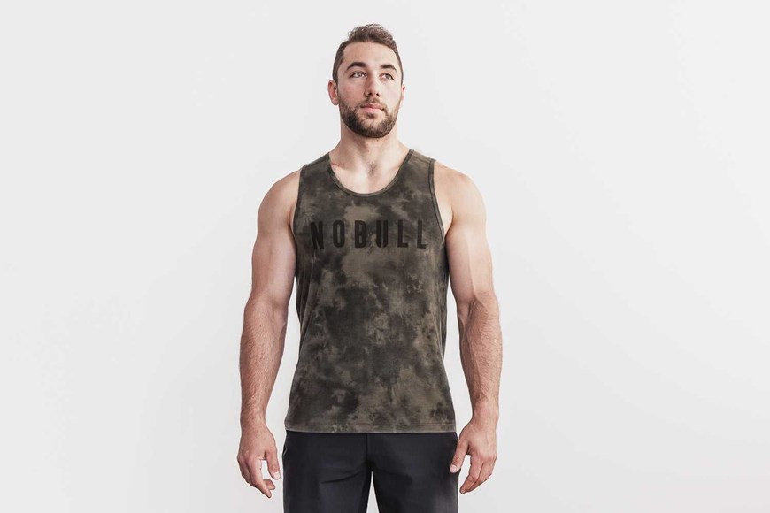 Nobull Nobull Tank (Tie-Dye) Tanks & Tees Army Green Tie-Dye | 6015-SAMCY