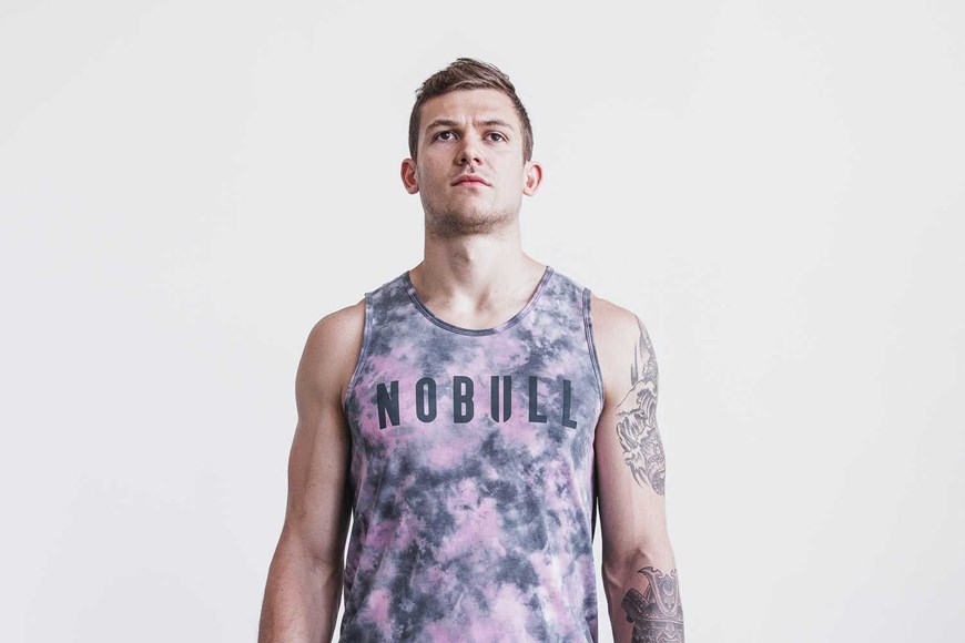 Nobull Nobull Tank (Tie-Dye) Tanks & Tees Pink / Slate Tie-Dye | 7031-AGJLB