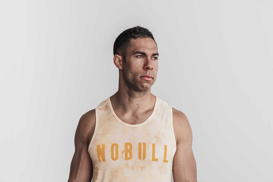 Nobull Nobull Tank (Tie-Dye) Tanks & Tees Vanilla / Vintage Yellow Tie-Dye | 7368-CRSNJ