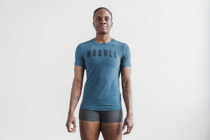 Nobull Nobull Tee (Bright Colors) Tanks & Tees Deep Teal | 8960-MKNYO