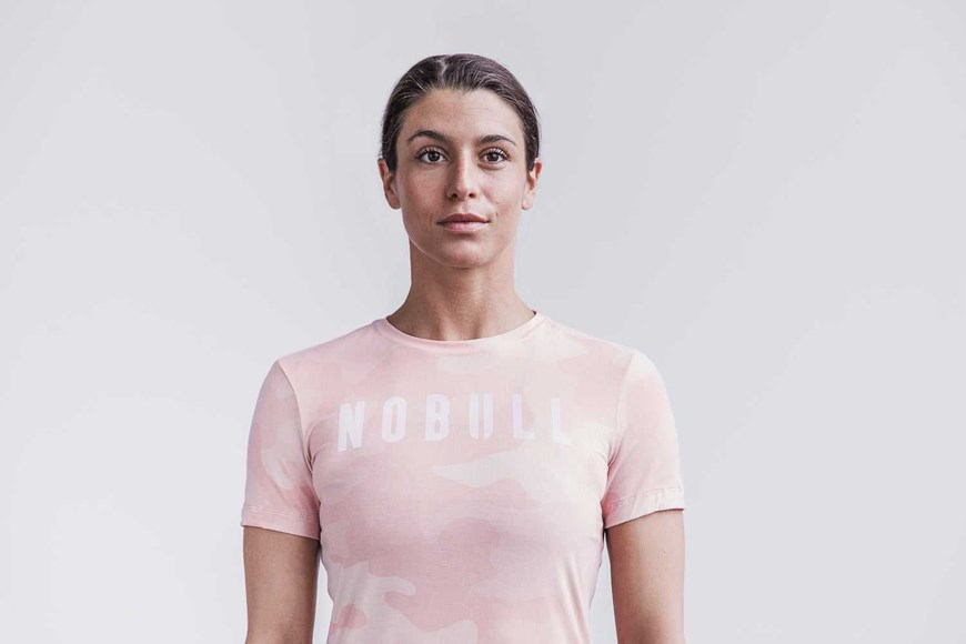 Nobull Nobull Tee (Camo) Tanks & Tees Dusty Rose Camo | 1927-YOUPA