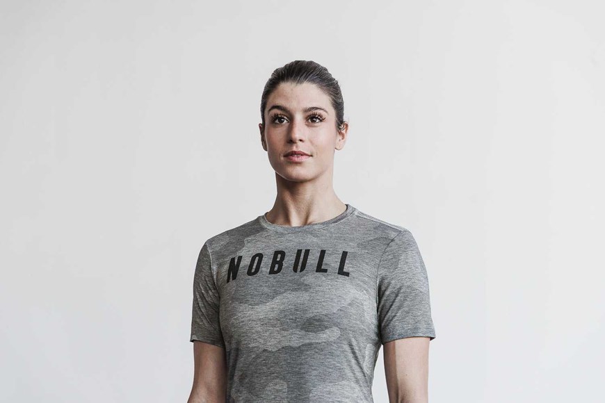 Nobull Nobull Tee (Camo) Tanks & Tees Grey Camo | 8059-GALKP