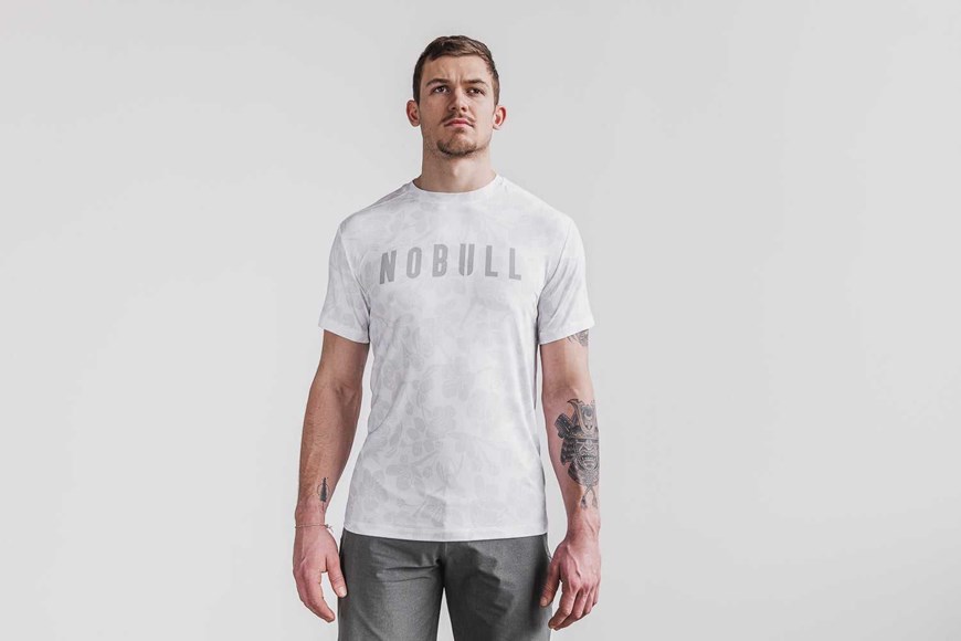 Nobull Nobull Tee (Cherry Blossom) Tanks & Tees White Cherry Blossom | 8590-JSKQD