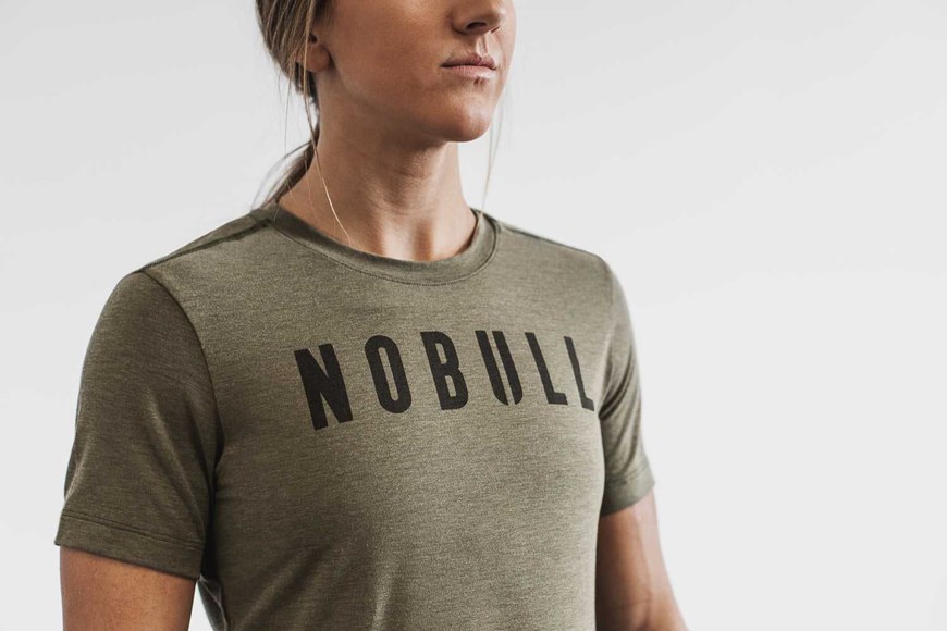 Nobull Nobull Tee (Classic Colors) Tanks & Tees Army Green | 7154-HLBAO