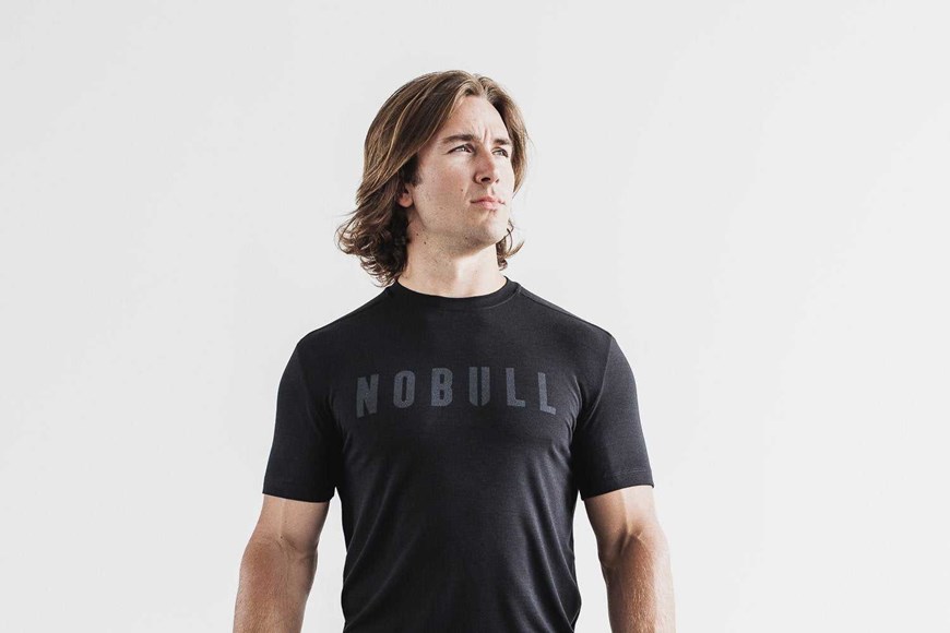 Nobull Nobull Tee (Classic Colors) Tanks & Tees Black | 7826-YUVAH