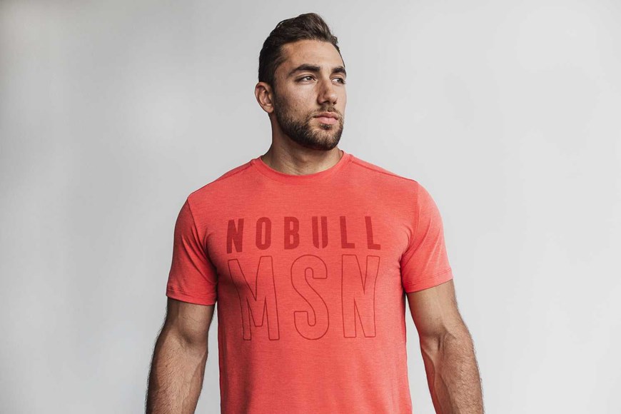 Nobull Nobull Tee (Madison) Tanks & Tees Red Alert | 5270-OFTLJ