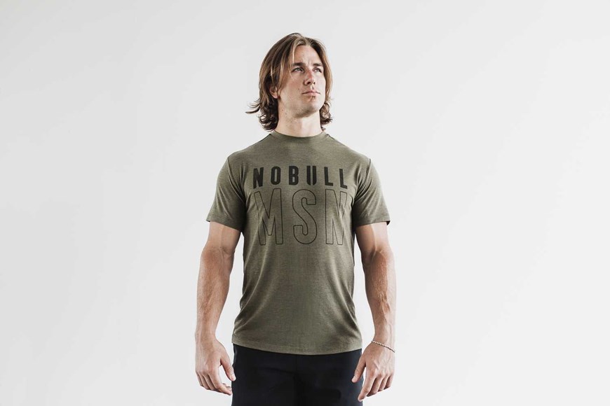 Nobull Nobull Tee (Madison) Tanks & Tees Army Green | 7135-RPINM