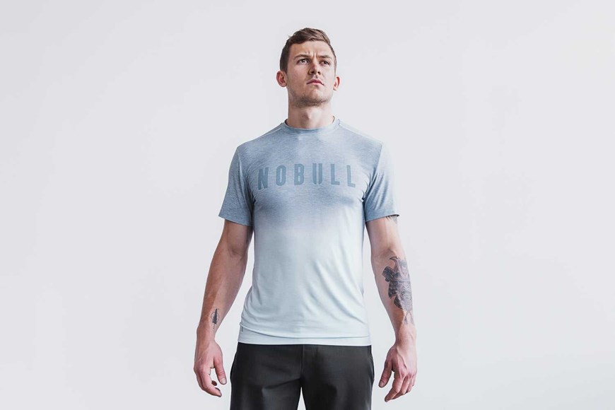 Nobull Nobull Tee (Ombre) Tanks & Tees Ice Blue Ombre | 3028-KHSFE