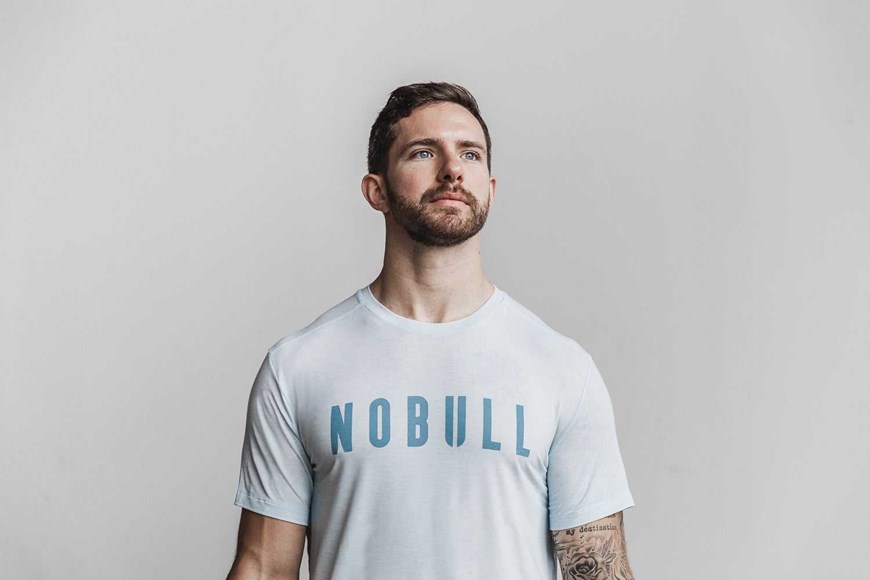 Nobull Nobull Tee (Seasonal Colors) Tanks & Tees Ice Blue | 8579-ILOXD