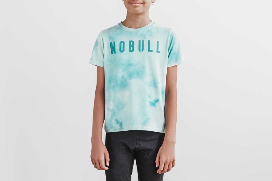 Nobull Nobull Tee (Tie-Dye) Tanks & Tees Vanilla / Aqua Tie-Dye | 2067-DXRAW