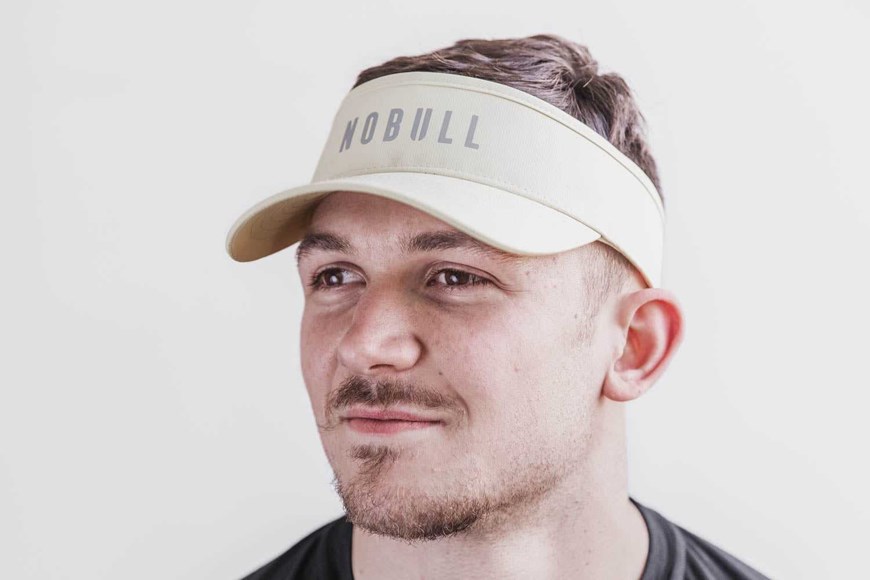 Nobull Nobull Visor Hats & Hair Accessories Sand | 0145-BSRVM