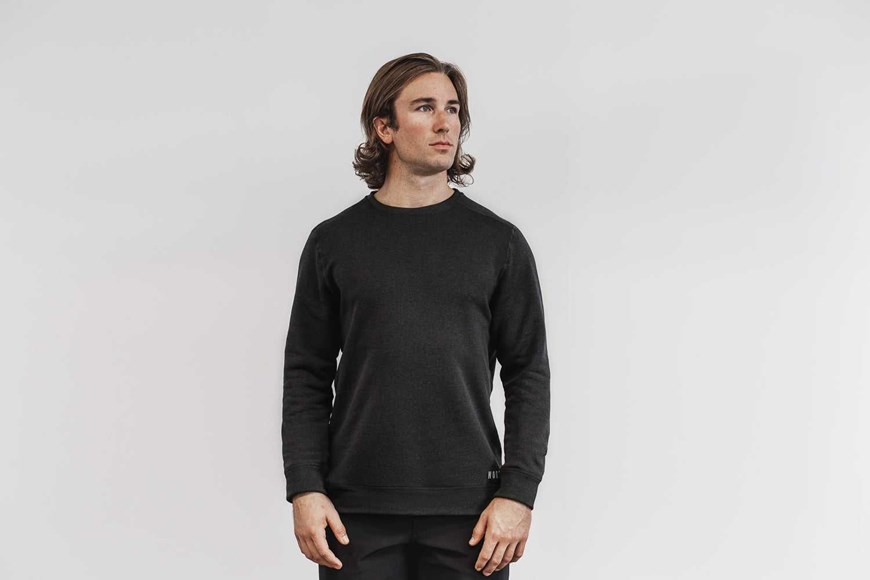 Nobull Performance Crew Sweatshirt Outerwear Graphite | 0758-SHYPW