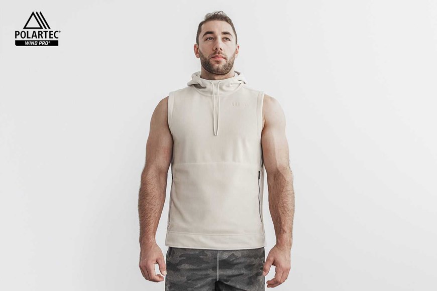 Nobull Polartec Wind Pro Arctic Sleeveless Pullover Outerwear Moonstruck | 3852-NDBTJ