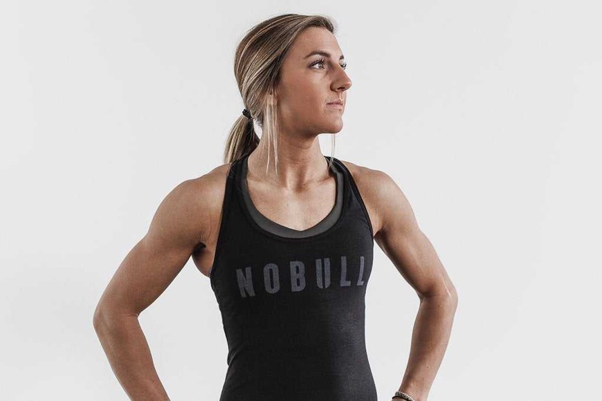 Nobull Racerback Tank (Classic Colors) Tanks & Tees Black | 8024-PDOSG