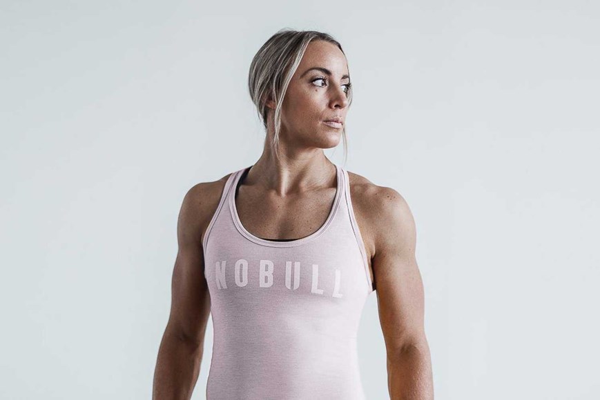 Nobull Racerback Tank (Seasonal Colors) Tanks & Tees Dusty Rose | 2013-MHZQV