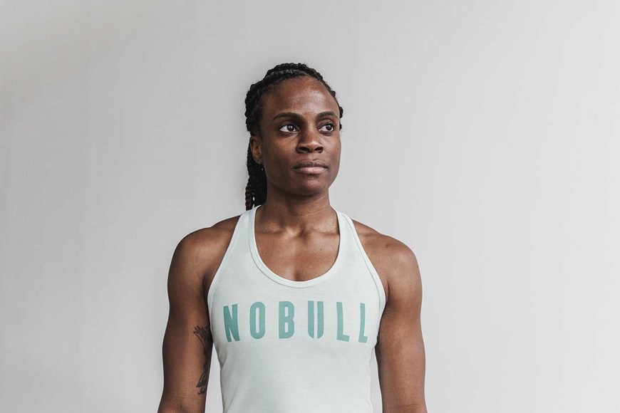 Nobull Racerback Tank (Seasonal Colors) Tanks & Tees Mist | 3591-WGJEU