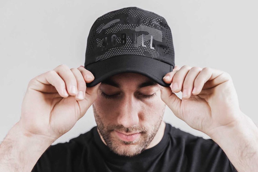 Nobull Reflective Running Hat Hats & Hair Accessories Black | 5014-AXEQL