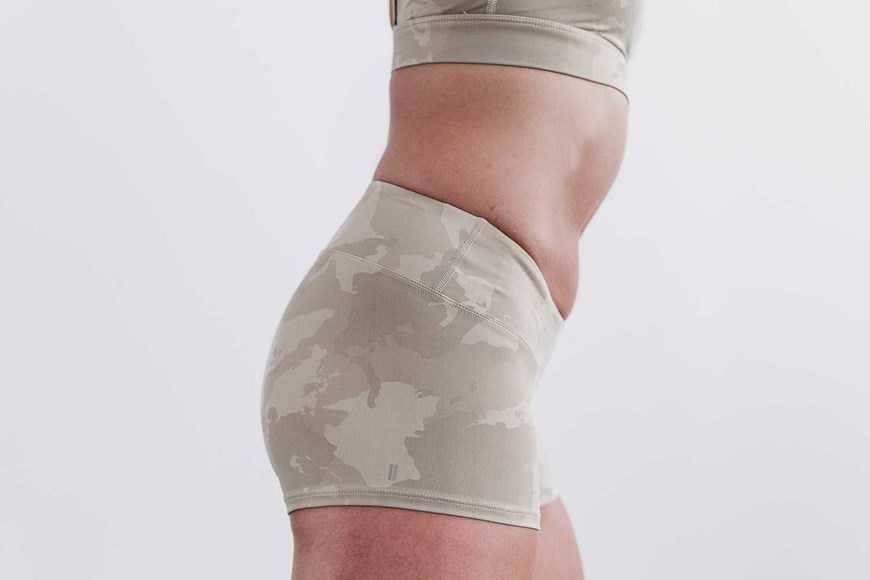 Nobull Short 2'' (Continental Camo) Bottoms Taupe Continental Camo | 2903-KDJVX