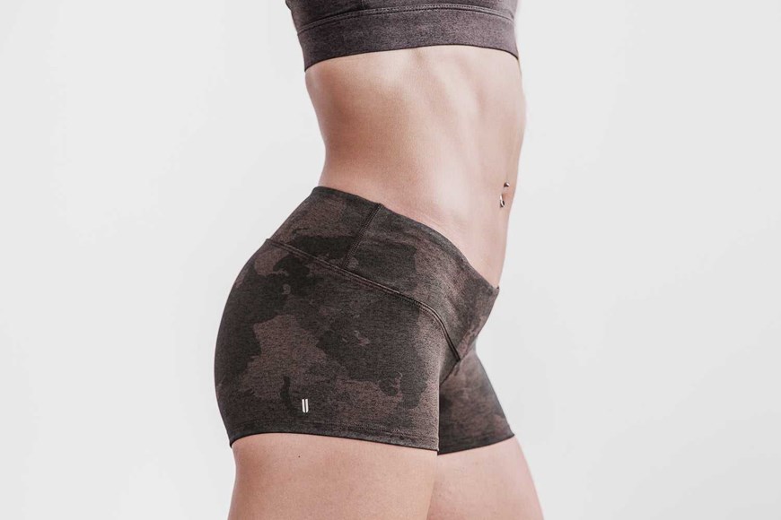 Nobull Short 2'' (Continental Camo) Bottoms Espresso Continental Camo | 7062-CZIFT